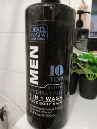 Гель для душа мужской Dead Sea Collection Top10 3 в 1 для волос лица и тела 500 мл (7290119481453) фото от покупателей 2