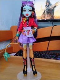 Кукла Монстер Хай Джинафаер Лонг с питомцем Monster High Jinafire Long with Pet Dog Cloudy Mattel (HYV58) фото от покупателей 2