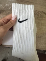 Набор мужских носков высоких хлопковых Nike U Nk V Cush Crew Value SX4508-965 42-46 3 пары Черный/Белый/Серый (685068095474) фото от покупателей 2