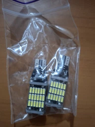 LED T15 W16W лампа в автомобіль 2шт, 45 SMD 4014, з обманкою Canbus, білий 670557