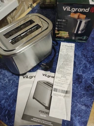Тостер Vilgrand VT-0928-S 950 Вт фото от покупателей 4