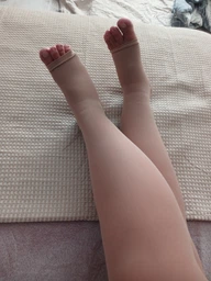 Компресійні панчохи Relaxsan Basic 22–27 мм рт.ст. відкритий носок тілесні 280 DEN розмір 5 + підслідник для одягання (970A/CCR1)