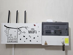 Настенная коробка для роутера Wi-Fi Полка 40*20,5*10 см Совы фото от покупателей 2