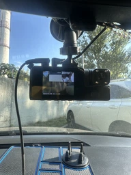 Видеорегистратор на 3 камеры DashCam (спереди + сзади + салон) FullHD фото от покупателей 1