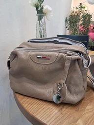 Сумка кросс-боди через плечо женская кожаная маленькая Laras K102247br Коричневая (ROZ6501093510) фото от покупателей 2