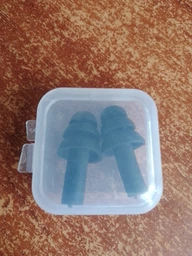 Беруши универсальные для плавания и от шума в пластиковом футляре Earplugs Yellow (желтый) фото от покупателей 2