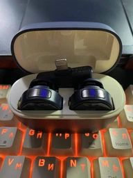 Бездротовий петличний мікрофон M9S 2-in-1 Type-C adapter Black/light yellow фото від покупців 2