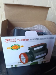 Ліхтар переносний Luxury/Yajia YJ-2895 5W+20SMD (акум. 3000mAh, power bank, ЗП 220V) 17.5см фото від покупців 14