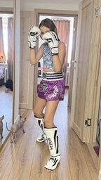 Тренувальні MMA шорти для тайського боксу, єдиноборств Sanda, UFC для спорту another boxer фіолетовий, р. XL (зріст 175-185 65-80кг) фото от покупателей 1