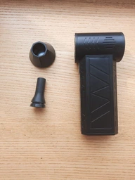 Аккумуляторный ручной турбовентилятор с фонариком Mini Jet Fan ZY7400-SE/PRO Black фото от покупателей 6