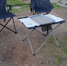 Cтіл розкладний Naturehike NH20JJ020,1680D Oxford / алюміній, Розмір L, бежевий