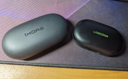Навушники бездротові Bluetooth з шумозаглушенням вологозахисні для спорту спортсменів бездротові з спрямованим звуком спортивні для бігу тренувань залу портативний з кейсом фото від покупців 8