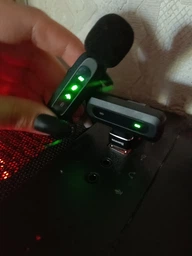 Микрофон петличный беспроводной Type-C Lightning 20м iPhone Android 2.4 ГГц TikTok YouTube внешний видео USB-C ноутбук DSP шумоподавления plug&play DKWAY FL-21 Pro + переходник в подарок фото от покупателей 7