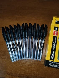 Ручка кулькова Cello WRITOMETER BALL PEN (пише 10км) чорна CL-8048-BK
