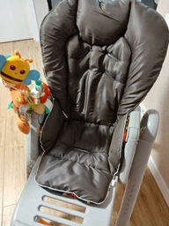 Чохол на стільчик для годування Chicco Polly 2 в 1 плащівка Пожежні машини на чорному DavLu (2in1000009) фото от покупателей 2