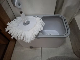 Комплект для уборки RZTK Spin Mop (швабра и ведро с отжимом) + 1 дополнительная сменная насадка фото от покупателей 12