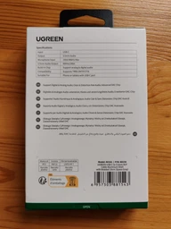Усилитель для наушников Ugreen AV161 USB Type-C Male to 3.5 мм Female Audio Cable Braided Aluminum Shell 10 см Gray (90402018) фото от покупателей 2