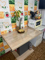 Гибкое покрытие для стола М'яке скло Глянцевое 2 мм 80х80 см фото от покупателей 3