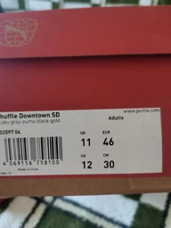 Чоловічі кеди низькі Puma Shuffle Downtown Sd 40259702 42.5 (8.5UK) 27.5 см Puma Black-Vapor Gray-Puma Gold (4069156770201)