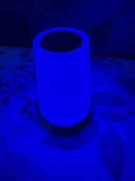 Аккумуляторный ночник с USB зарядкой LED RGB лампа в спальню Villa Volance с пультом, смена 13 цветов, регулировка яркости белая + желтая фото от покупателей 17