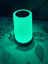 Аккумуляторный ночник с USB зарядкой LED RGB лампа в спальню Villa Volance с пультом, смена 13 цветов, регулировка яркости белая + желтая фото от покупателей 16