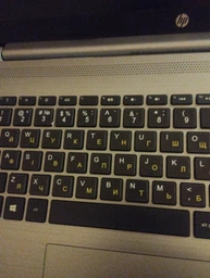 Нестираемая ламинированая наклейка на клавиатуру Best Key на MAC матовая непрозрачная , ЖЕЛТАЯ 51 кл.