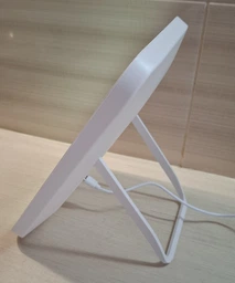 Дзеркало для макіяжу акумуляторне безпровідне 3 режими Smart LED Makeup Mirror косметичне настільне з LED підсвіткою у ванну кімнату біле фото від покупців 1