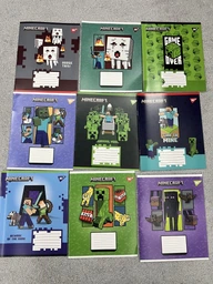 Зошит учнівський шкільний Yes Minecraft Walls А5 24 аркушів клітинка 767568 фото від покупців 1