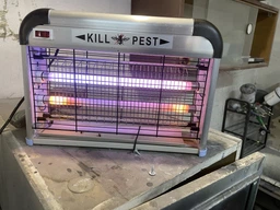 Електрична Мухобійка Пастка для комарів Електронний знищувач комарів PEST KILLER BK-L20 20 Вт Сірий