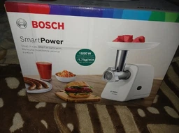 Мясорубка Bosch MFW2517W с насадкой соковыжималкой фото от покупателей 4