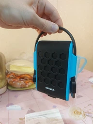 Жесткий диск ADATA Durable HD720 1TB AHD720-1TU31-CBL 2.5 USB 3.1 External Blue фото от покупателей 4