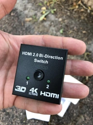 HDMI разветвитель двунаправленный Bi-Direction Switch на 2 порта Addap HVS-03 | переключатель + коммутатор 2 в 1
