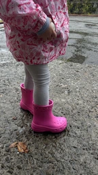 Детские резиновые сапоги Crocs Classic Boot Kids 30 Желтый 208544 фото от покупателей 1