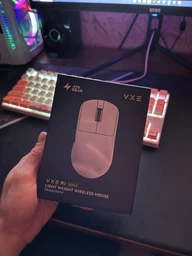 Игровая Мышь VGN VXE R1 SE+ Белая, Беспроводная 2.4G/Bluetooth/Кабель. Сенсор PAW3395 SE. 18000DPI фото от покупателей 19