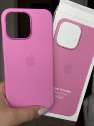 Чехол силиконовый OEM Silicone Case with MagSafe для iPhone 16 Pro Max Fuchsia