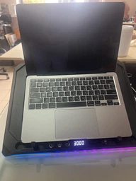 Охлаждающая подставка для ноутбука Dyxon MEGAFREEZE 18 Gaming Pro RGB Illumination Black (DXNMGFGP18B) фото от покупателей 7