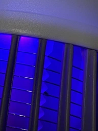 Пастка-лампа від комах Mosquito killing Lamp YG-002 акумуляторна з LED підсвічуванням та USB-зарядкою Сіра