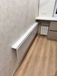 Обідній стіл-трансформер Ніка стіновий Ferrum-decor 420x900x500 Чорний метал ДСП Білий 16 мм (NIKA001) фото від покупців 7