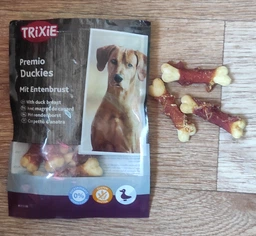 Промо набор лакомств Trixie PREMIO Rice Duck Balls для собак 80 г 1 шт + PREMIO Duckies для собак 100 г 1 шт + PREMIO Duckinos для собак с уткой 80 г 1 шт (2700000031117) фото от покупателей 2