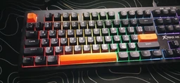 Дротова клавіатура Xtrike Me KB-512 BK з RGB-підсвіткою, мембранна клавіатура з ефектом механічного натискання Black фото від покупців 1