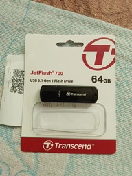 Флеш память USB Transcend JetFlash 700 16GB USB 3.1 Gen1 Black (TS16GJF700) фото от покупателей 4