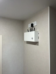 Полка для роутера Wi-Fi коробка 40*20*10 см Белая фото от покупателей 3