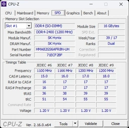 Пам'ять Hynix 16GB SO-DIMM DDR4 2400 MHz (HMA82GS6AFR8N-UH) фото от покупателей 1