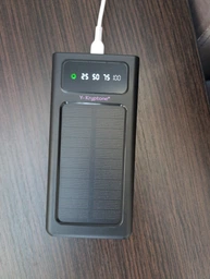 УМБ повербанк Y-Kryptone S-03 Solar Charge LED Light 30000 mAh Black (YK-S03SLC-B) фото от покупателей 1