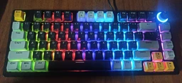 Ігрова провідна клавіатура механічна Fantech ATOM81 MK875V2 |УКР/АНГРозкладка| з RGB підсвічуванням Blue Switch SkyBlue