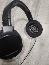 Амбушури для навушників SteelSeries Arctis 1 3 5 7 9 9x PRO Black White line SOUNDLINE