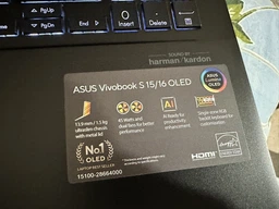Ноутбук ASUS 15.6" Vivobook S 15 OLED (S5506MA-MA084) Intel Ultra 5 125H/16GB/SSD512GB/Intel Graphics/DOS/Black (90NB14E1-M00610) фото от покупателей 6