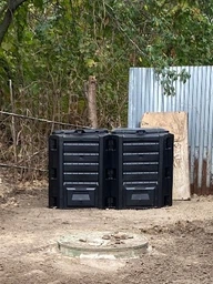 Подвійний садовий компостер 800л Prosperplast MODULE COMPOGREEN, IKLM800C фото від покупців 1