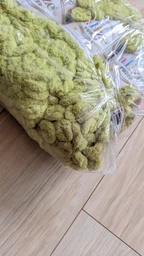 Пряжа Alize Puffy, плюшева з петлями, 466 молочний шоколад, 100 гр фото від покупців 4