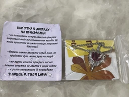 Парные подвески "сердечко и меч" для влюблённых Серебряный Красный (3043) фото от покупателей 13